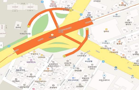 위치안내에 대한 이미지로, 자세한 설명은 아래를 참고하세요.