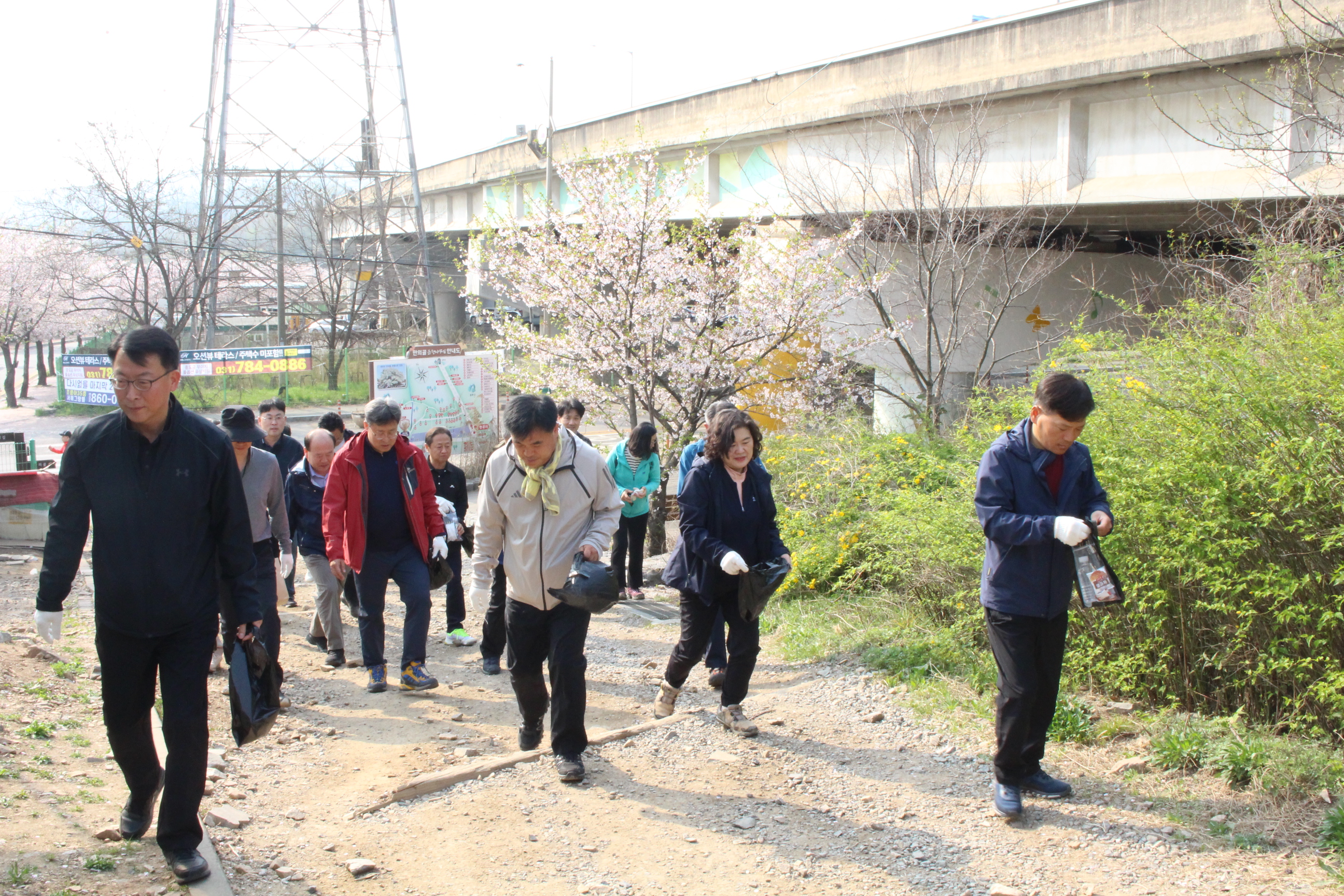 시흥세무서, 봄맞이 줍깅 활동 실시 이미지 1