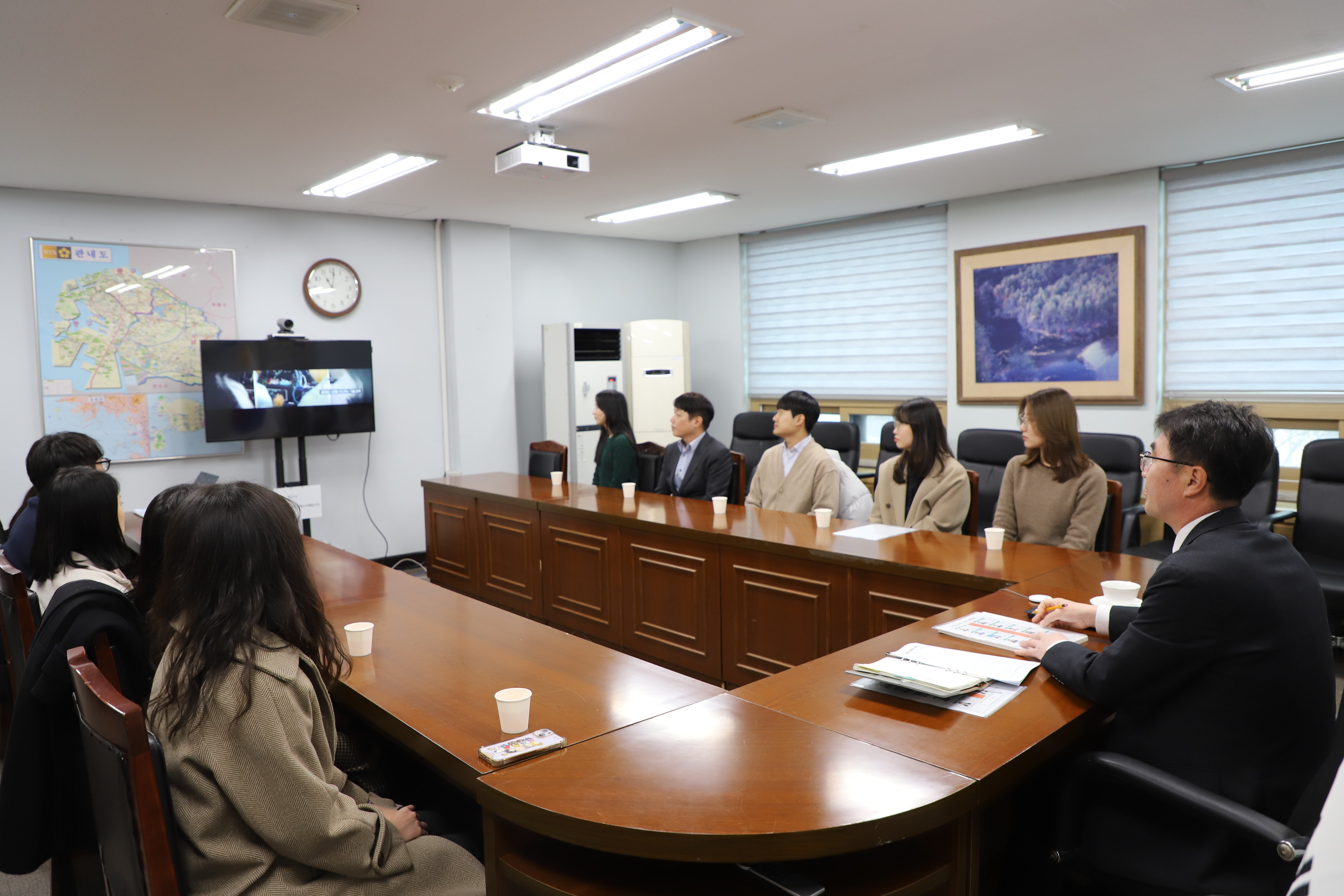 새내기 공직자와 서장과의 대화 이미지 2
