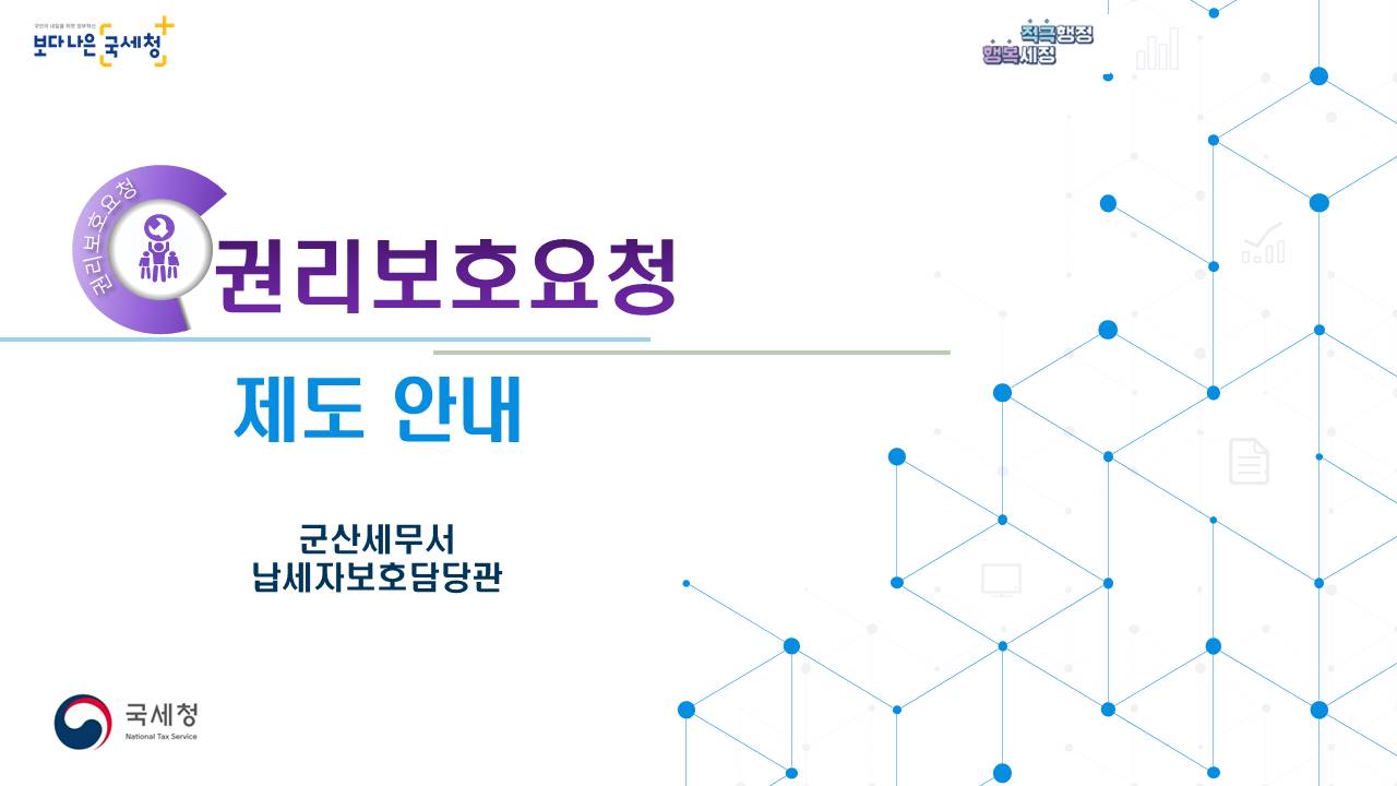 권리보호요청 제도 안내 영상