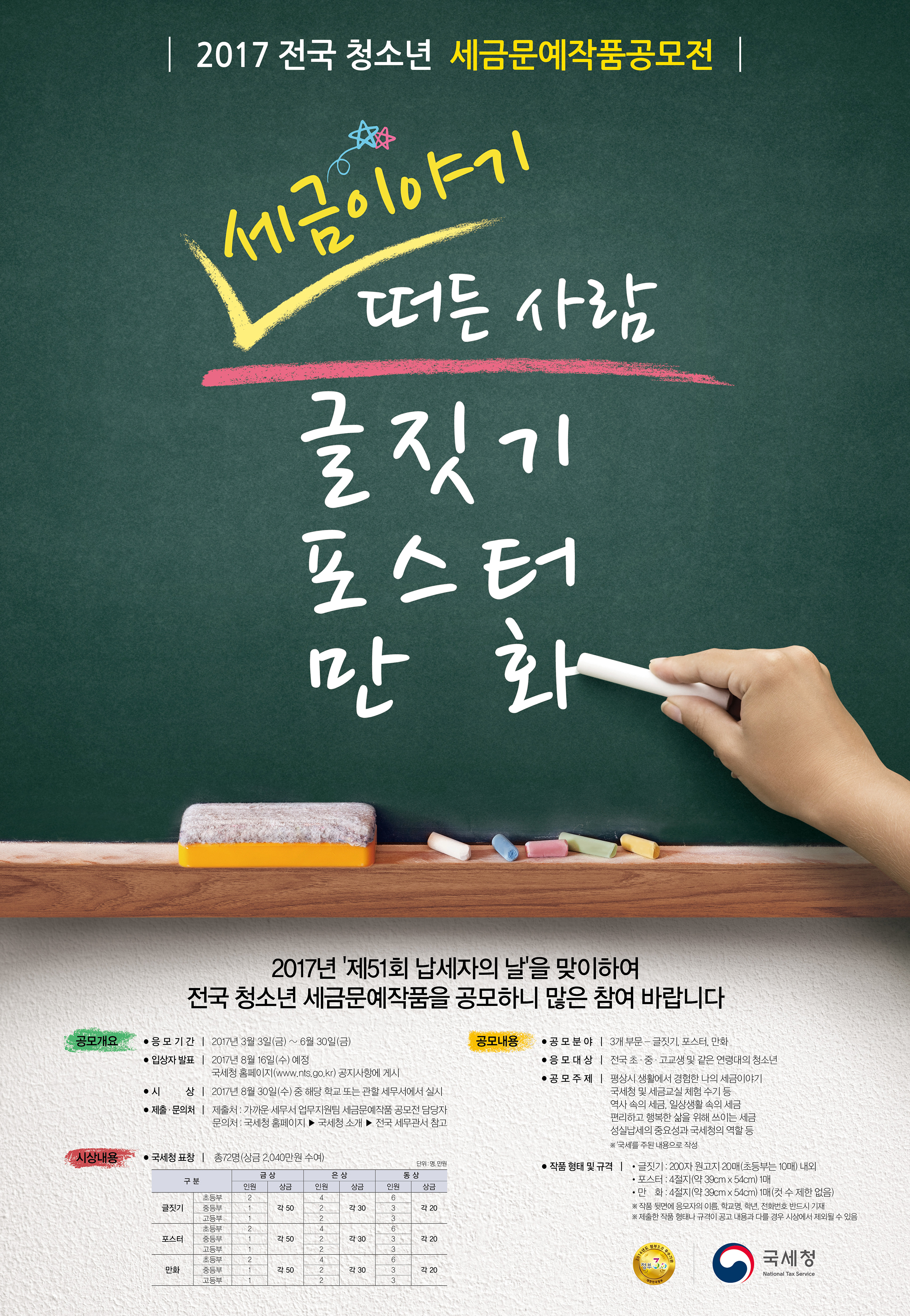 청소년 세금문예작품 공모 이미지 2
