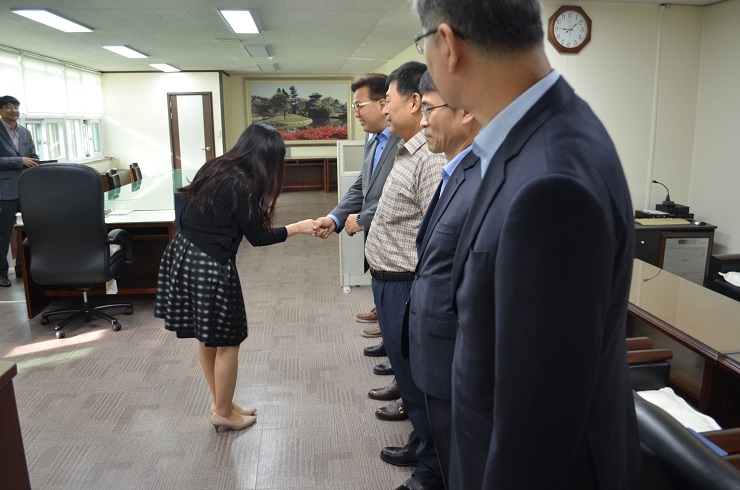 복직 축하 인사