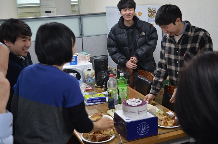 담당과 직원들과 마지막 인사